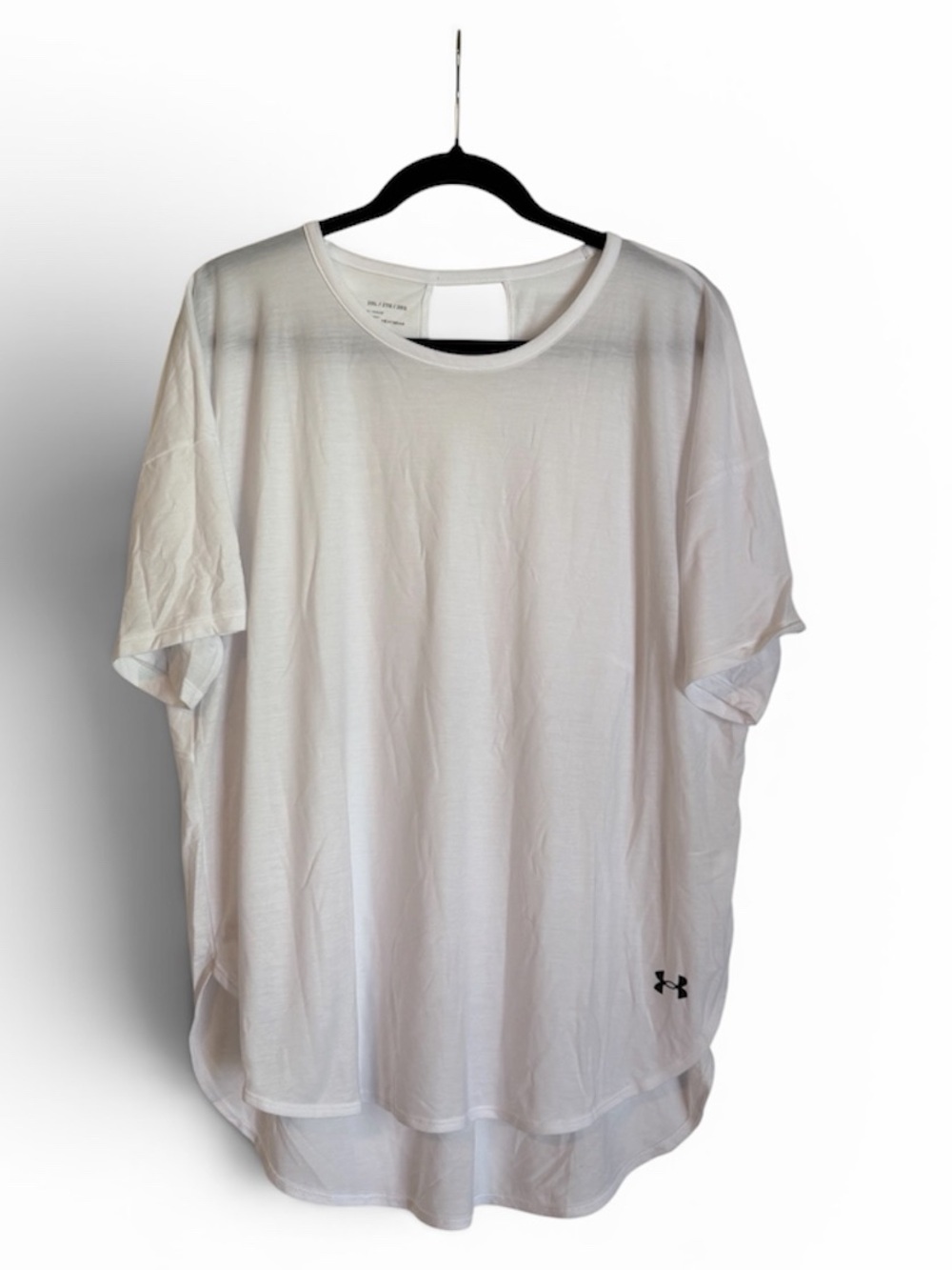 Under Armour White Short-Sleeve Tee